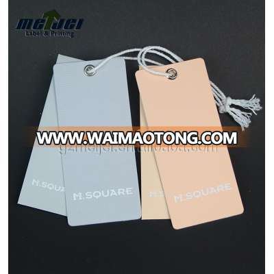 custom printing paper hang tag for clothing